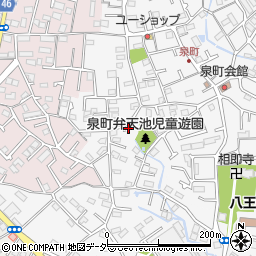 東京都八王子市泉町1185周辺の地図