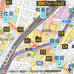 プラダ阪急メンズ東京１Ｆ店周辺の地図