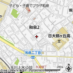 東京都杉並区和泉2丁目24-6周辺の地図