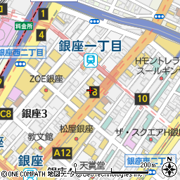 東京都中央区銀座2丁目6周辺の地図