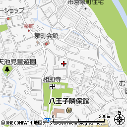 東京都八王子市泉町1327-4周辺の地図