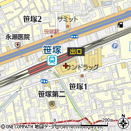 メルクマール京王笹塚駐車場周辺の地図