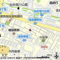 東京都江東区南砂4丁目周辺の地図