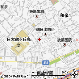 コーポ松村周辺の地図