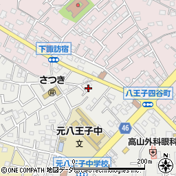 東京都八王子市大楽寺町398周辺の地図