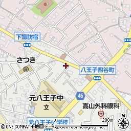 東京都八王子市大楽寺町403周辺の地図