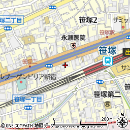 カレーハウスＣｏＣｏ壱番屋　渋谷区笹塚店周辺の地図