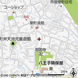 東京都八王子市泉町1323周辺の地図
