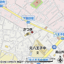 東京都八王子市大楽寺町371周辺の地図