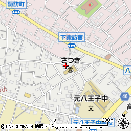 東京都八王子市大楽寺町349周辺の地図