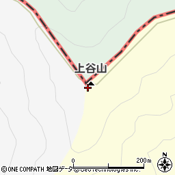 上谷山周辺の地図