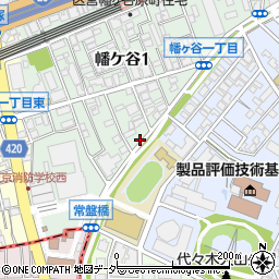 東京都渋谷区幡ケ谷1丁目22-2周辺の地図