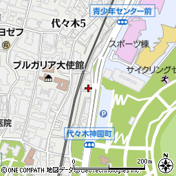 東京都渋谷区代々木5丁目61-4周辺の地図