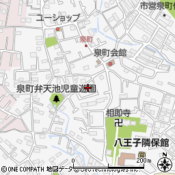 東京都八王子市泉町1314周辺の地図