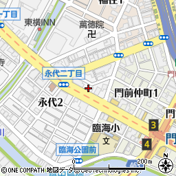 株式会社かね徳　東京支店周辺の地図