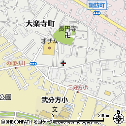 東京都八王子市大楽寺町288周辺の地図