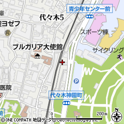 東京都渋谷区代々木5丁目61-5周辺の地図