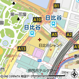 東京ミッドタウン日比谷周辺の地図