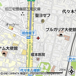 東京都渋谷区代々木5丁目14-16周辺の地図