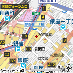 ジーユーマロニエゲート銀座店周辺の地図