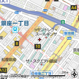 ユニオンワークス銀座店周辺の地図