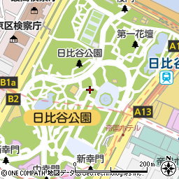 東京都千代田区日比谷公園1周辺の地図