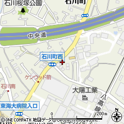 東京都八王子市石川町2447周辺の地図