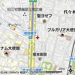 東京都渋谷区代々木5丁目14周辺の地図