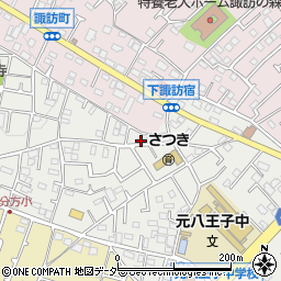 東京都八王子市大楽寺町354周辺の地図