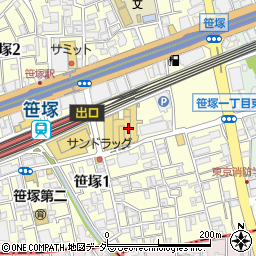 笹塚鈴薬局周辺の地図
