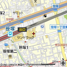 ラパックス　笹塚店周辺の地図