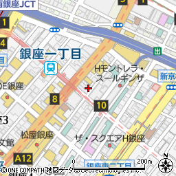 東京都中央区銀座1丁目8-14周辺の地図