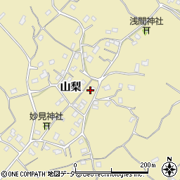 千葉県四街道市山梨962-1周辺の地図