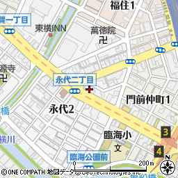 東京団地倉庫株式会社　本社周辺の地図