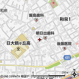 東京都杉並区和泉2丁目30-2周辺の地図