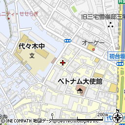 東京都渋谷区元代々木町47周辺の地図