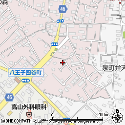 東京都八王子市四谷町826周辺の地図