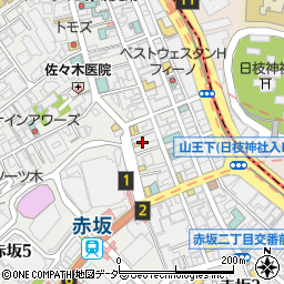 赤坂リーズビル周辺の地図