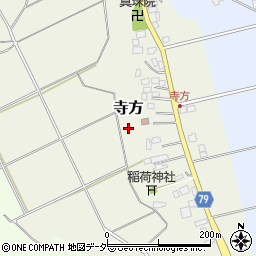 千葉県山武郡横芝光町寺方周辺の地図