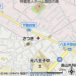 東京都八王子市大楽寺町368周辺の地図