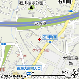 東京都八王子市石川町2036周辺の地図