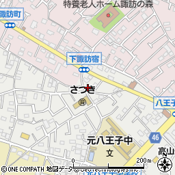 東京都八王子市大楽寺町359周辺の地図