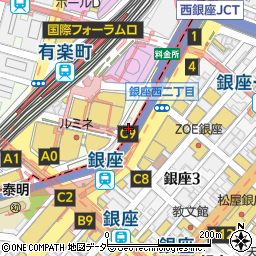 Cafe＆Dining ballo ballo 銀座店周辺の地図