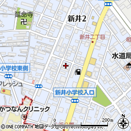 日本穀物検定協会中央研究所事務所棟周辺の地図
