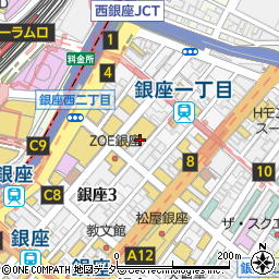 銀座吉田医院周辺の地図