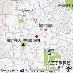 東京都八王子市泉町1300-1周辺の地図