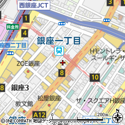 シーズ・メディカル　シロノクリニック銀座周辺の地図