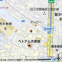 東京都渋谷区元代々木町49周辺の地図