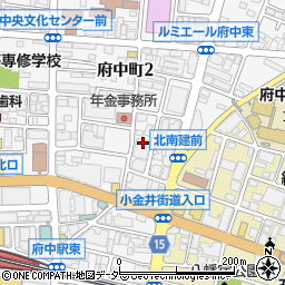 東京都府中市府中町2丁目13周辺の地図