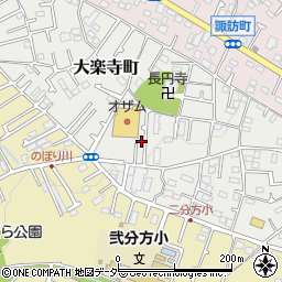 東京都八王子市大楽寺町295周辺の地図
